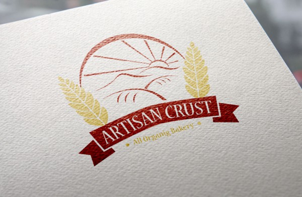 Logo Mockup - Artisan Crust