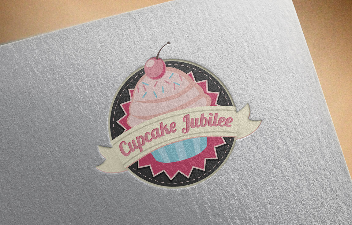 Logo Mockup - Cupcake Jubilee