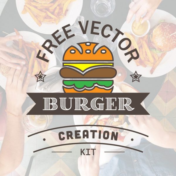 Free Vector Burger Creation Kit