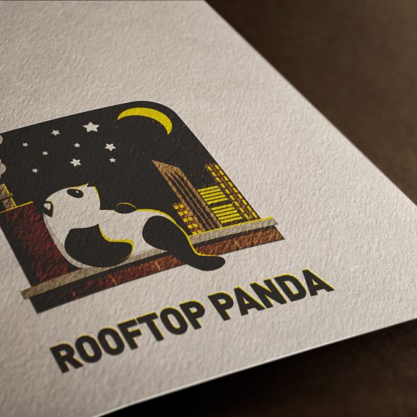 Logo Mockup - Rooftop Panda